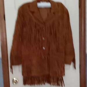 Gorgeous fringe jacket , Quality , suede